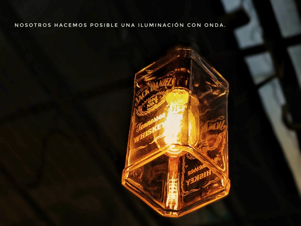 Lámpara de Jack Daniels