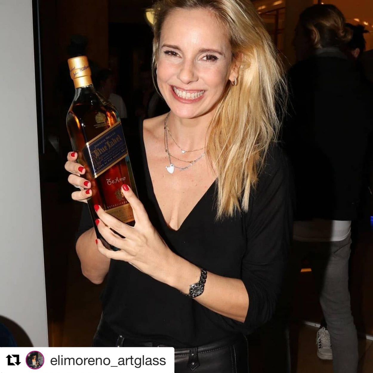 Personalized Johnnie Walker House bottle