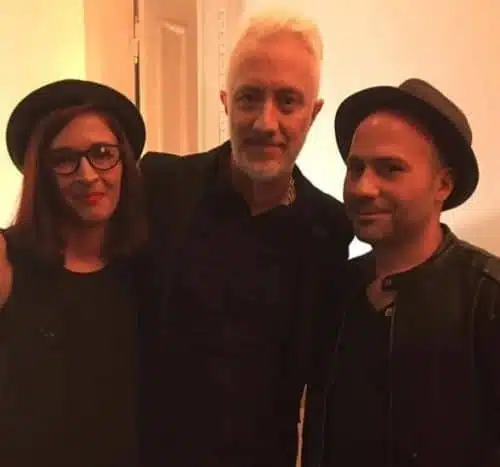 Eli con Lanchi and Andy kusnetzoff en Chivas House Buenos aires Argentina