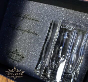 Vaso de whisky regalo Green Glass