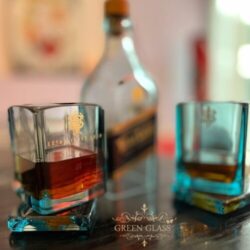 Extreme II rotating Johnnie Walker whiskey glass by Lanchi